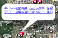 地図からマンションを探す 京都市山科区