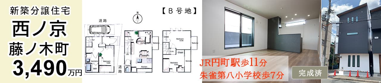 京都市中京区西ノ京藤ノ木町 新築一戸建