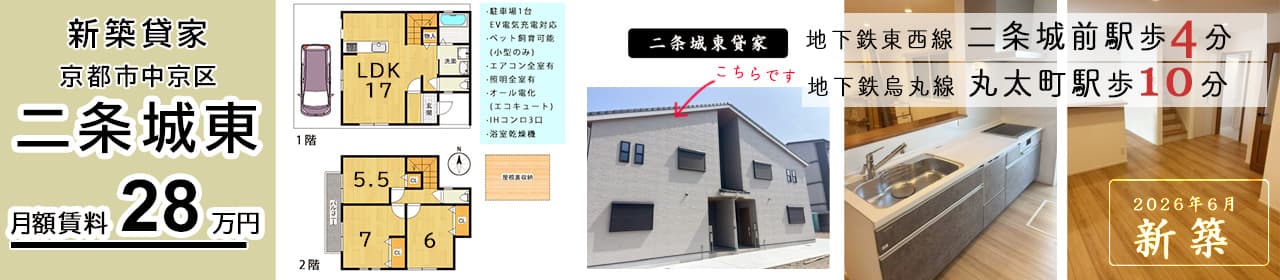 二条城東貸家
